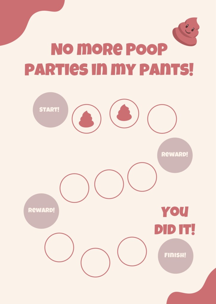 Poo Potty Chart Printable Potty Chart For Kids Incentive 47 OFF