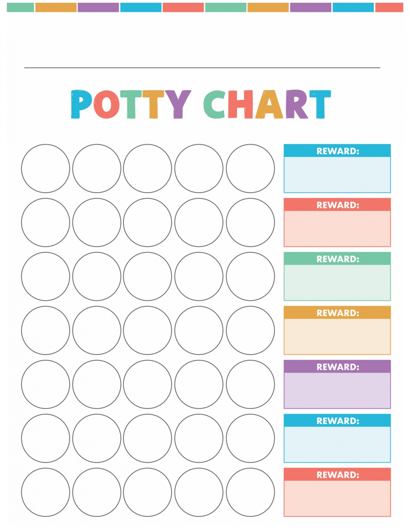 Potty Chart Printable Free FREE Printable HQ