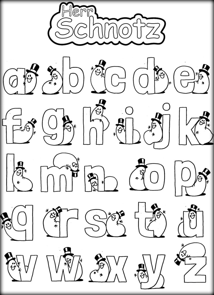 Preschool ABC Coloring Pages Printables ABC Tracing Worksheets