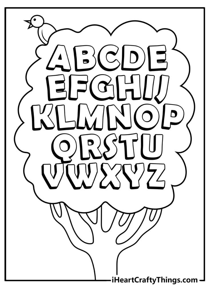 Printable ABC Coloring Pages PDF For Kids 57 OFF