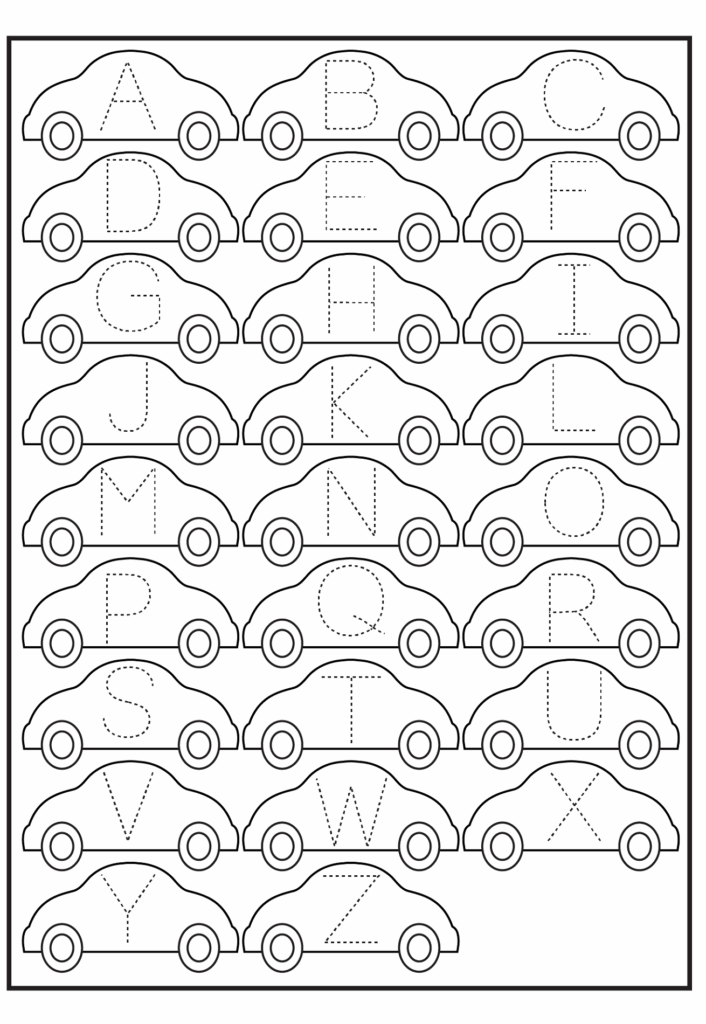Printable ABC Traceable Worksheets Activity Shelter Free Printable 