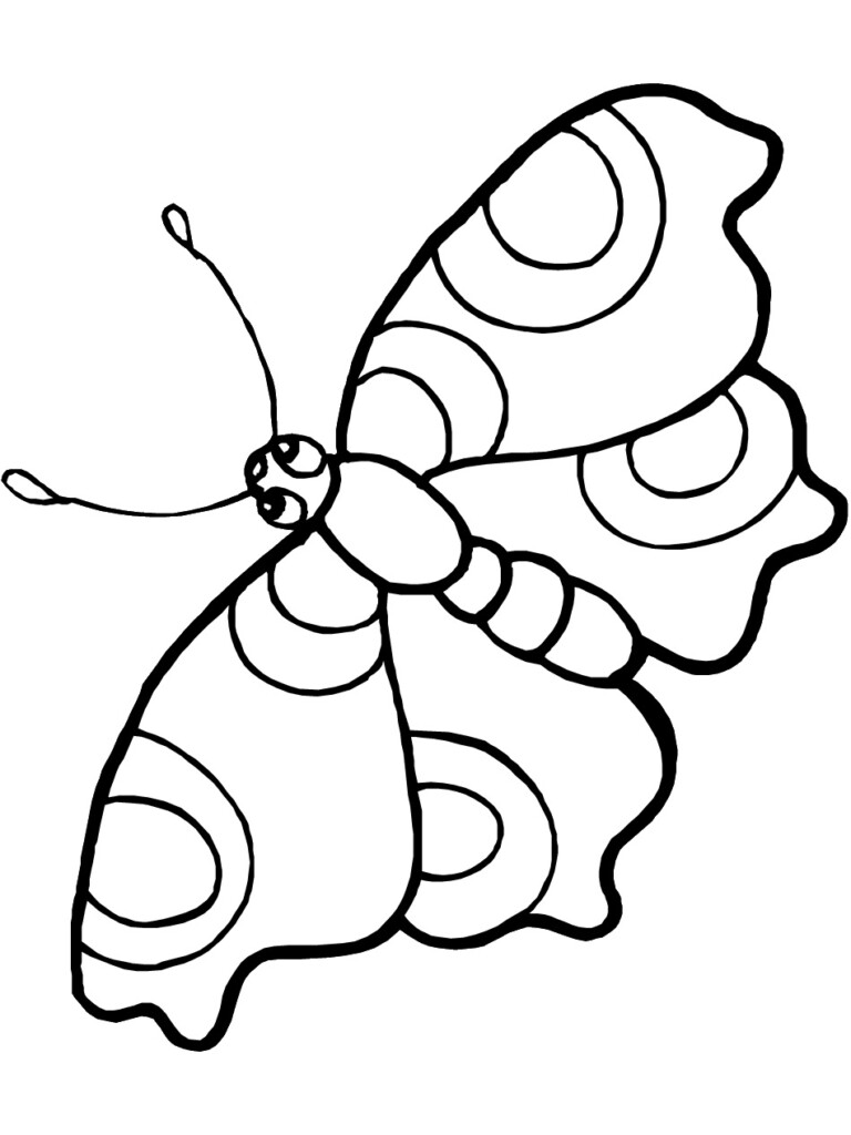 Printable Colouring Pages Butterfly Printable Free Templates