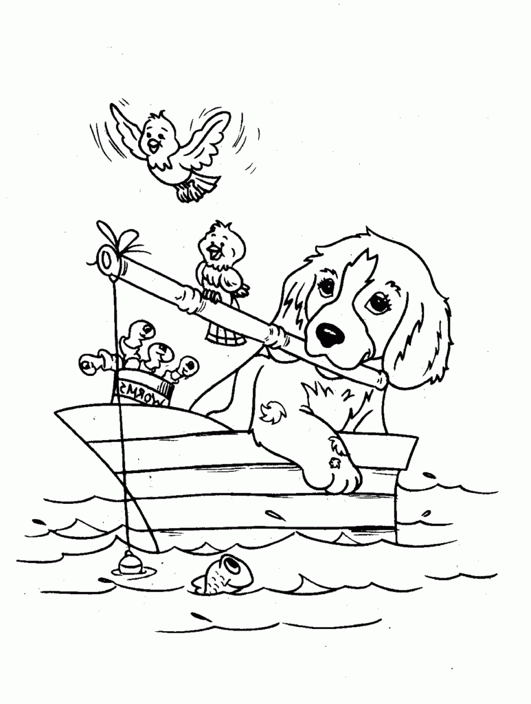 Printable Dog Pictures To Color