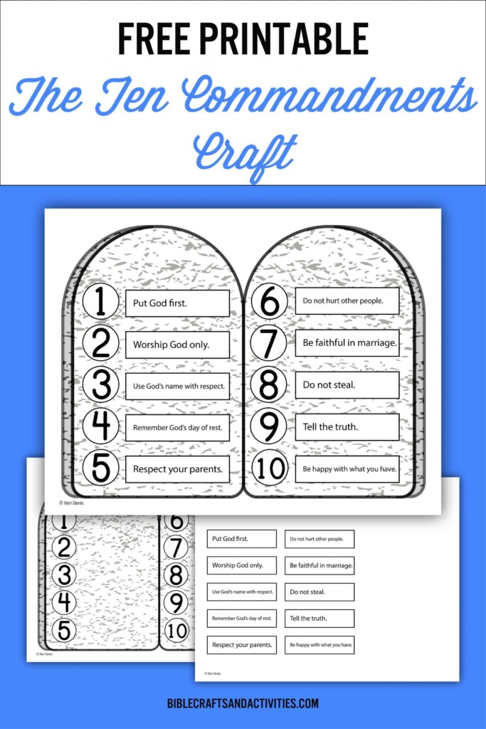 Printable Forms 10 Commandments Printable Forms Free Online