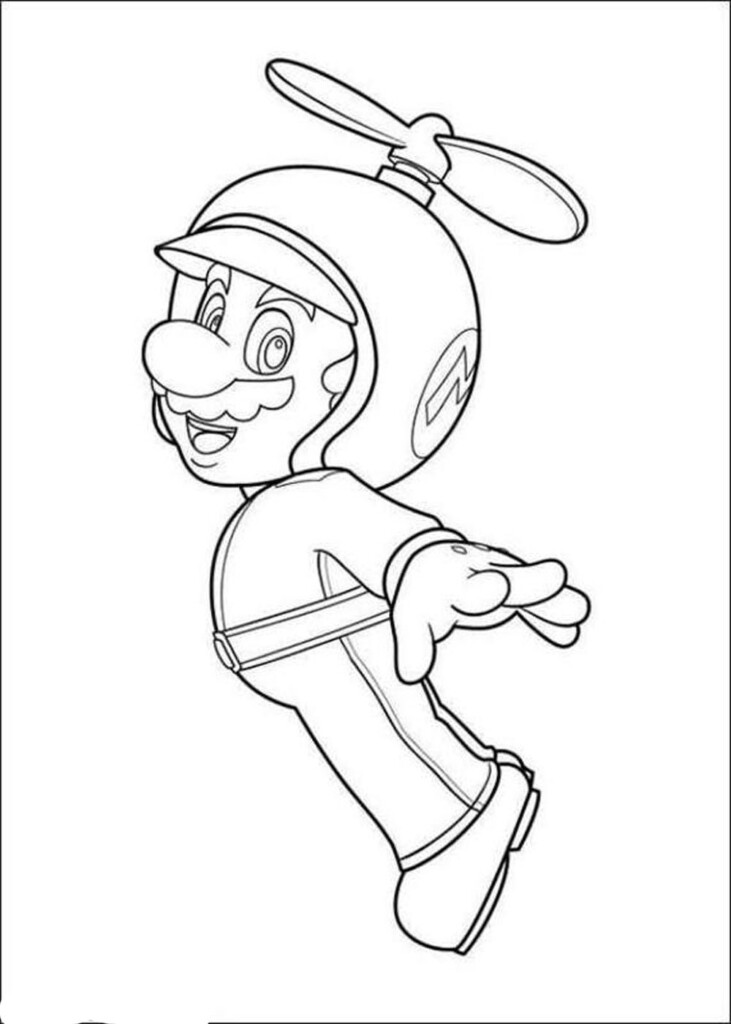 Printable Mario Coloring Pages