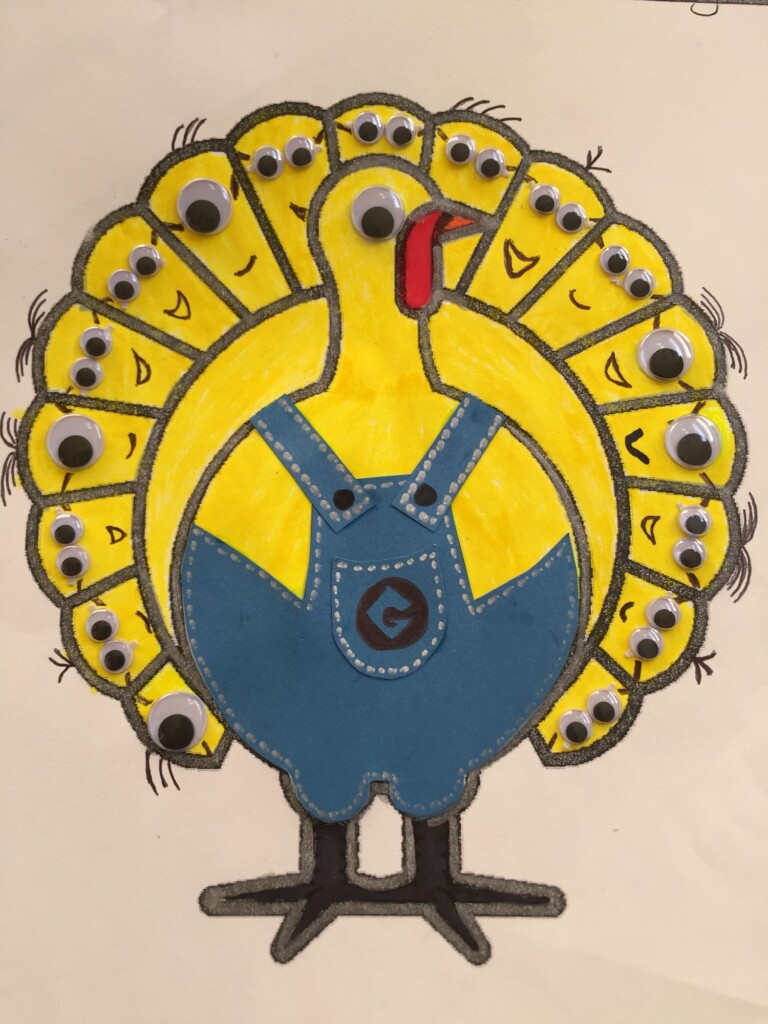 Printable Minion Disguise A Turkey FREE Printable Online