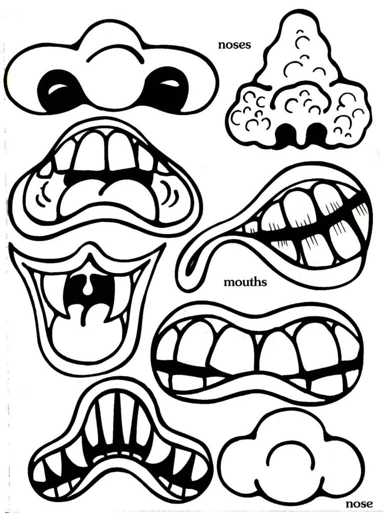 Printable Monster Outline Printable New Year Banners