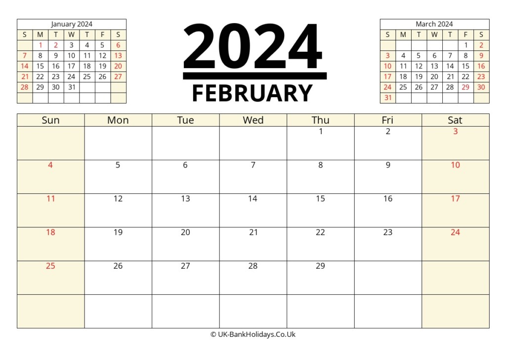 Printable Monthly Calendar 2025 February Frieda J Landrum