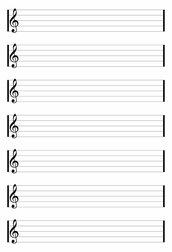 Printable Music Staff Paper Free Printable Word Searches