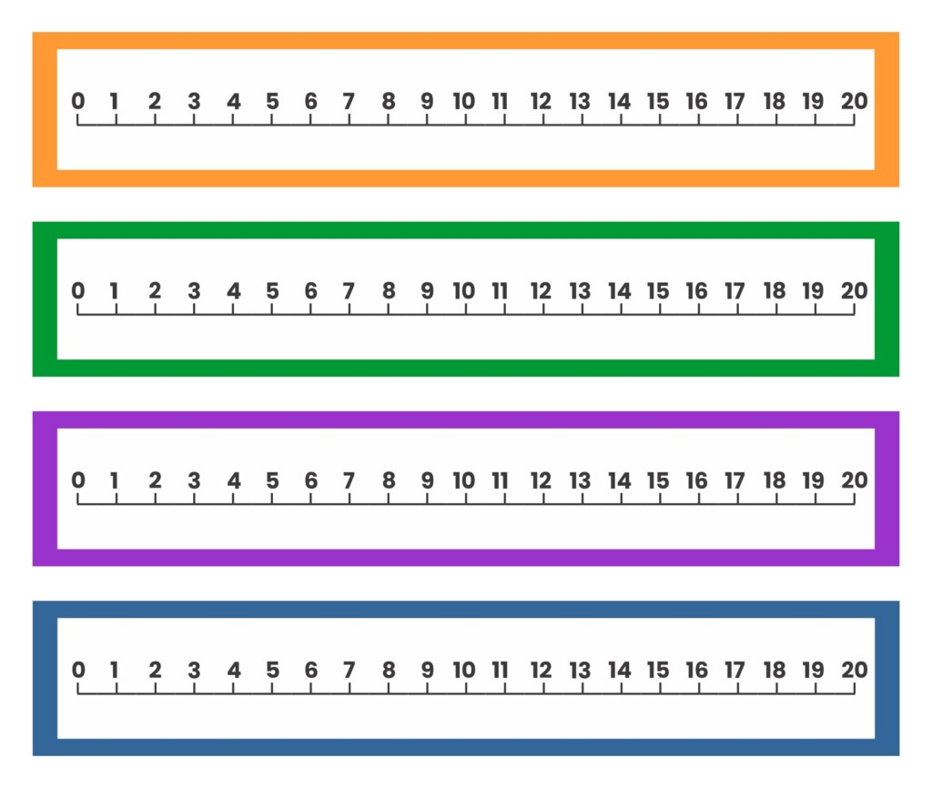 Printable Number Line 1 20 Printable JD