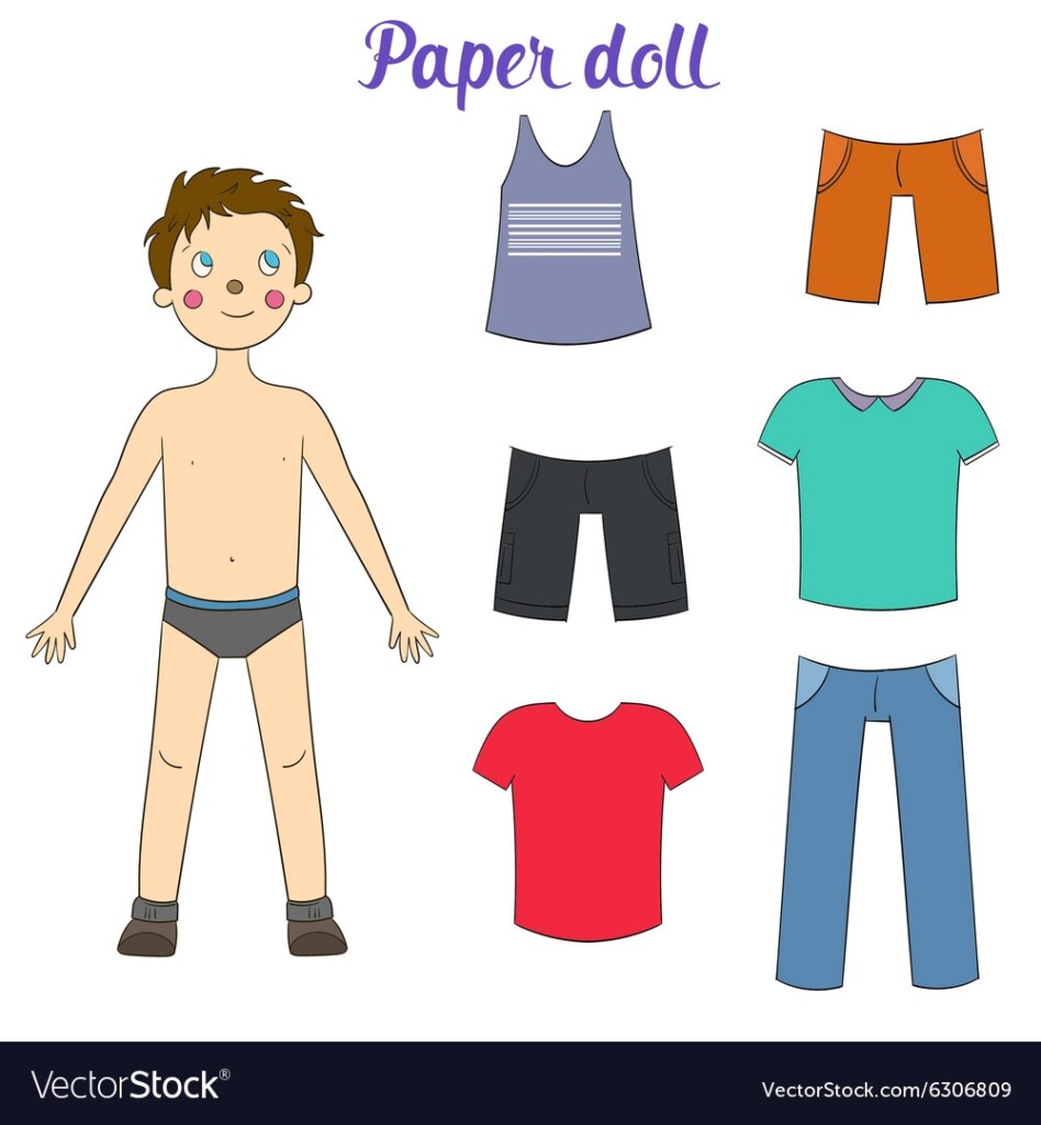 Printable Paper Dolls For Preschool