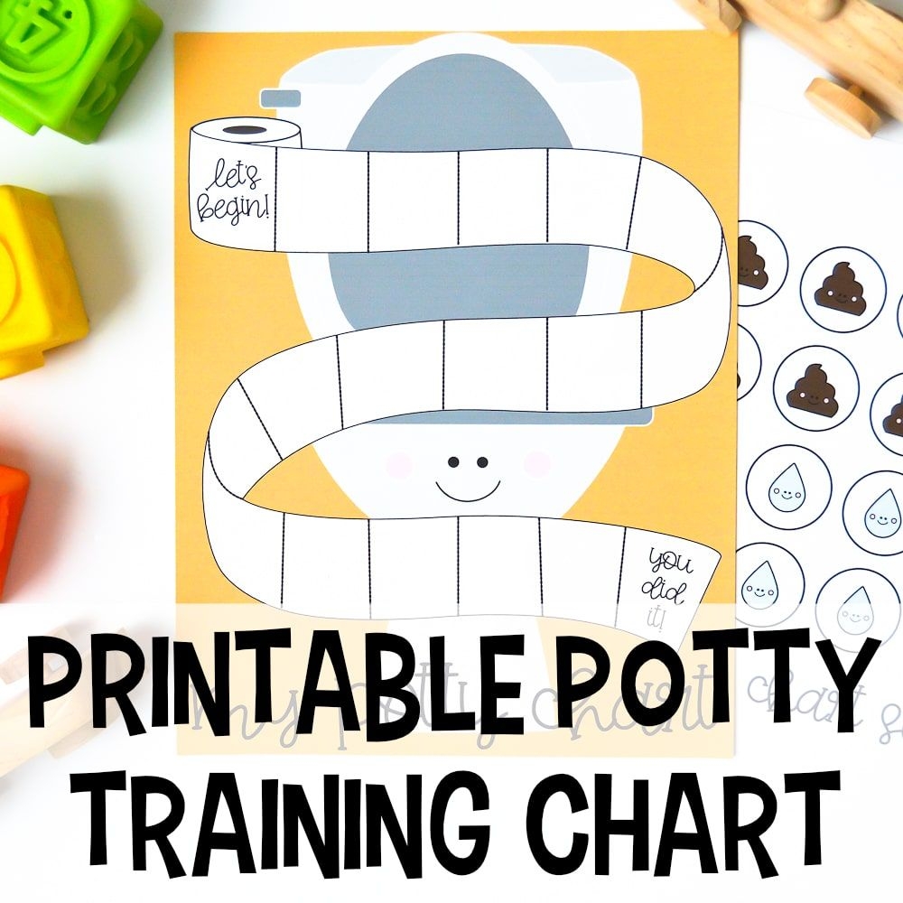 Printable Potty Training Chart For Toddlers Fun With Mama Potty 