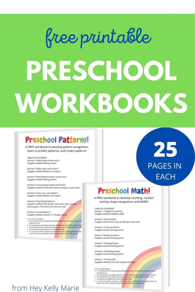 Printable Preschool Workbooks Printable Preschool Wor Vrogue co