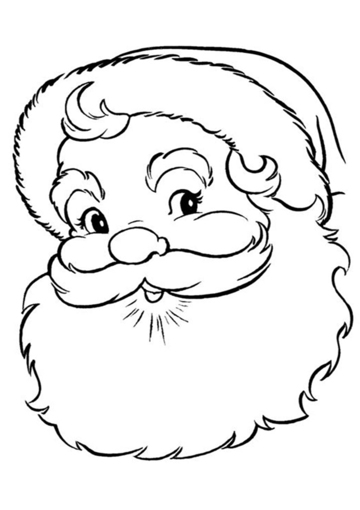 Printable Santa Coloring Pages