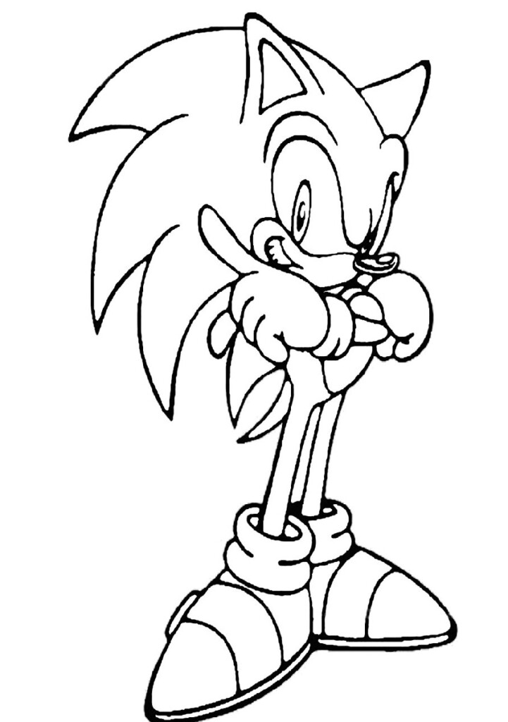 Printable Sonic The Hedgehog Coloring Pages Printable Templates 