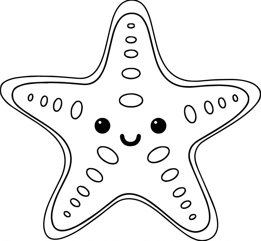 Printable Starfish Coloring Pages Printable World Holiday