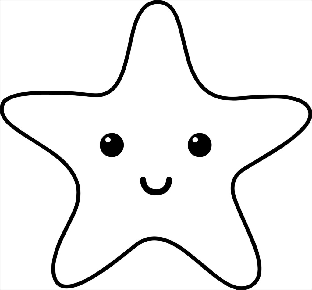 Printable Starfish Coloring Pages Printable World Holiday