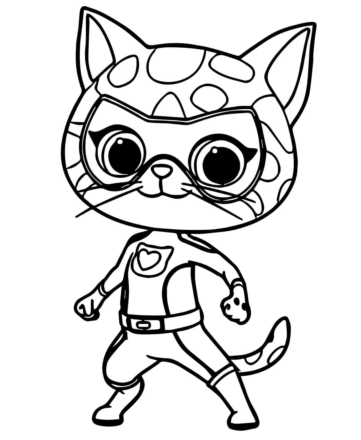Printable SuperKitties Coloring Pages PrintableLib