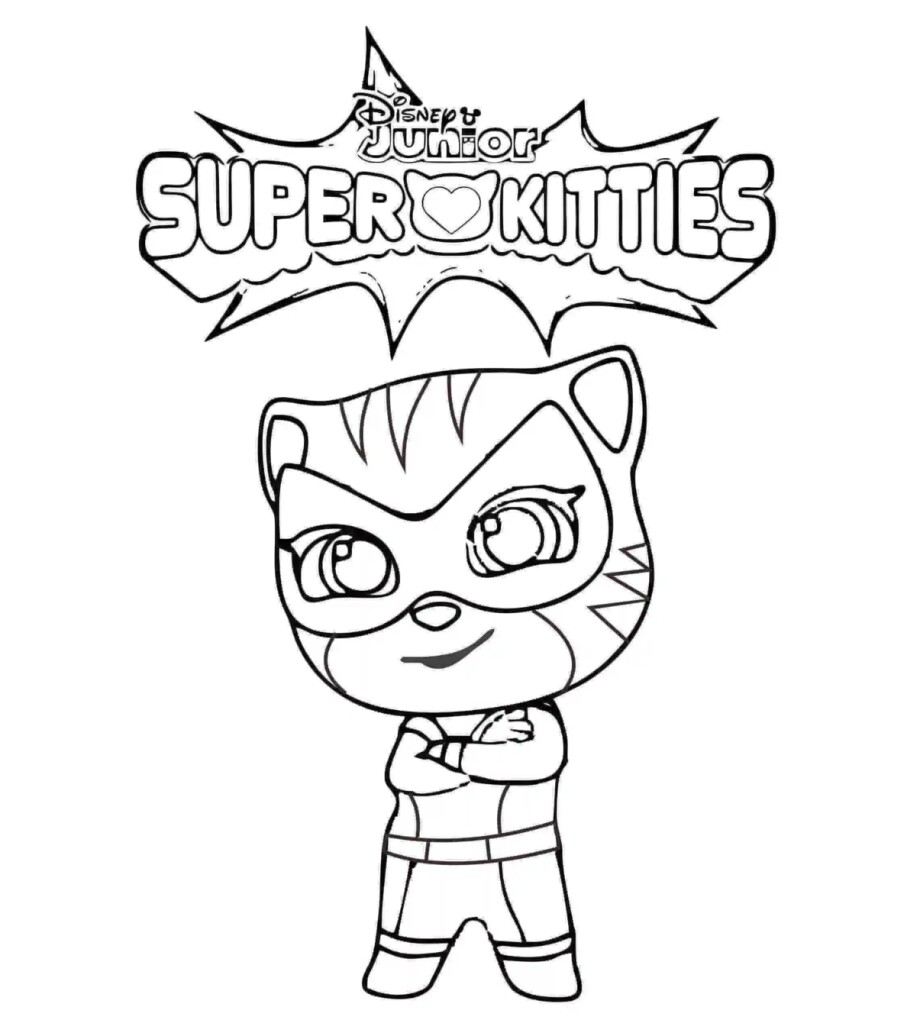 Printable SuperKitties To Print Coloring Page Free Download And Print 