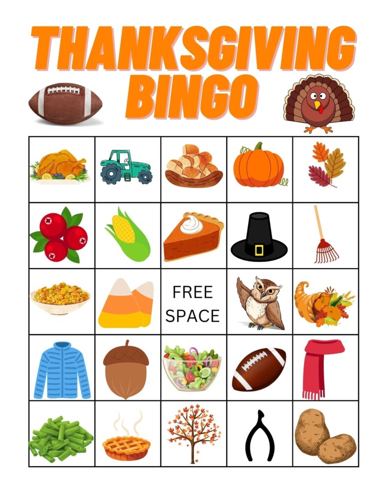 Printable Thanksgiving Bingo Free Image Free Download And Print For You 