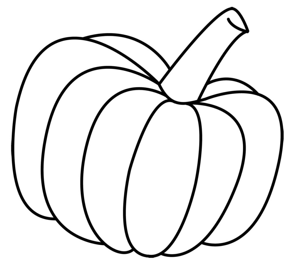Pumpkin Shape Template Printable Free Free Printable