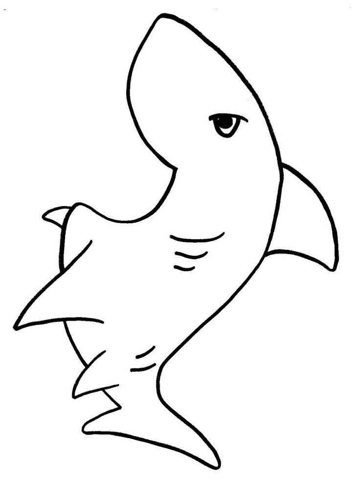 Shark Stencil Printable ClipArt Best