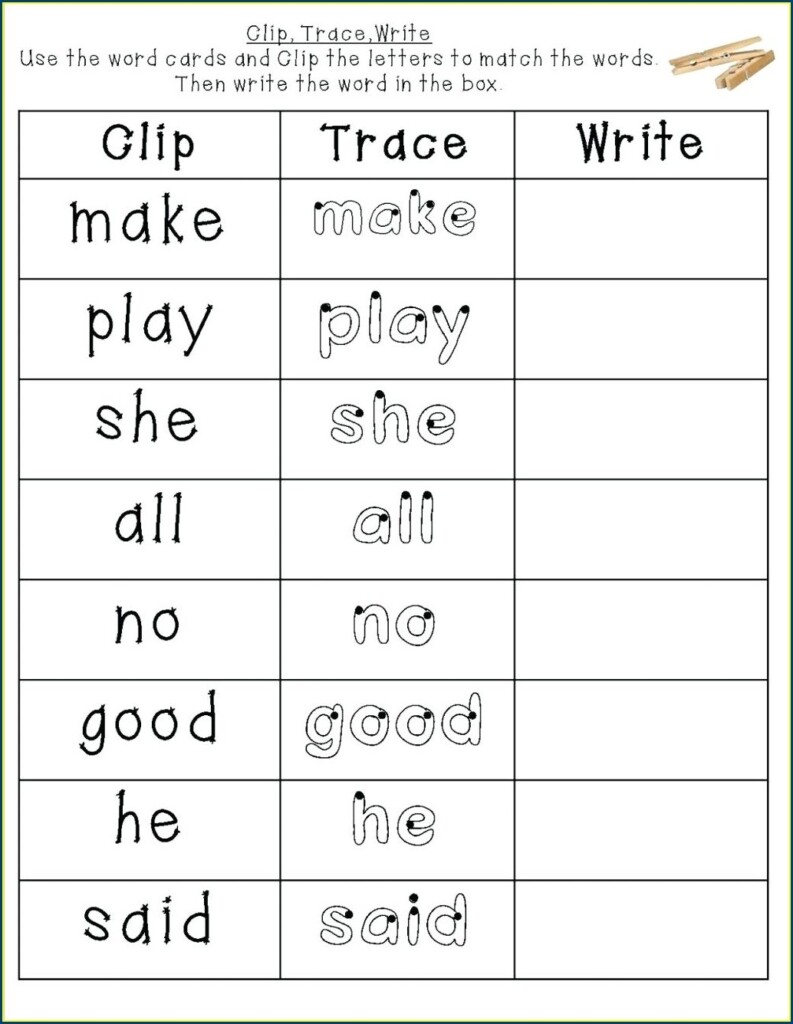 Sight Words Printables Sight Word Worksheets Sight Word Games Sight 