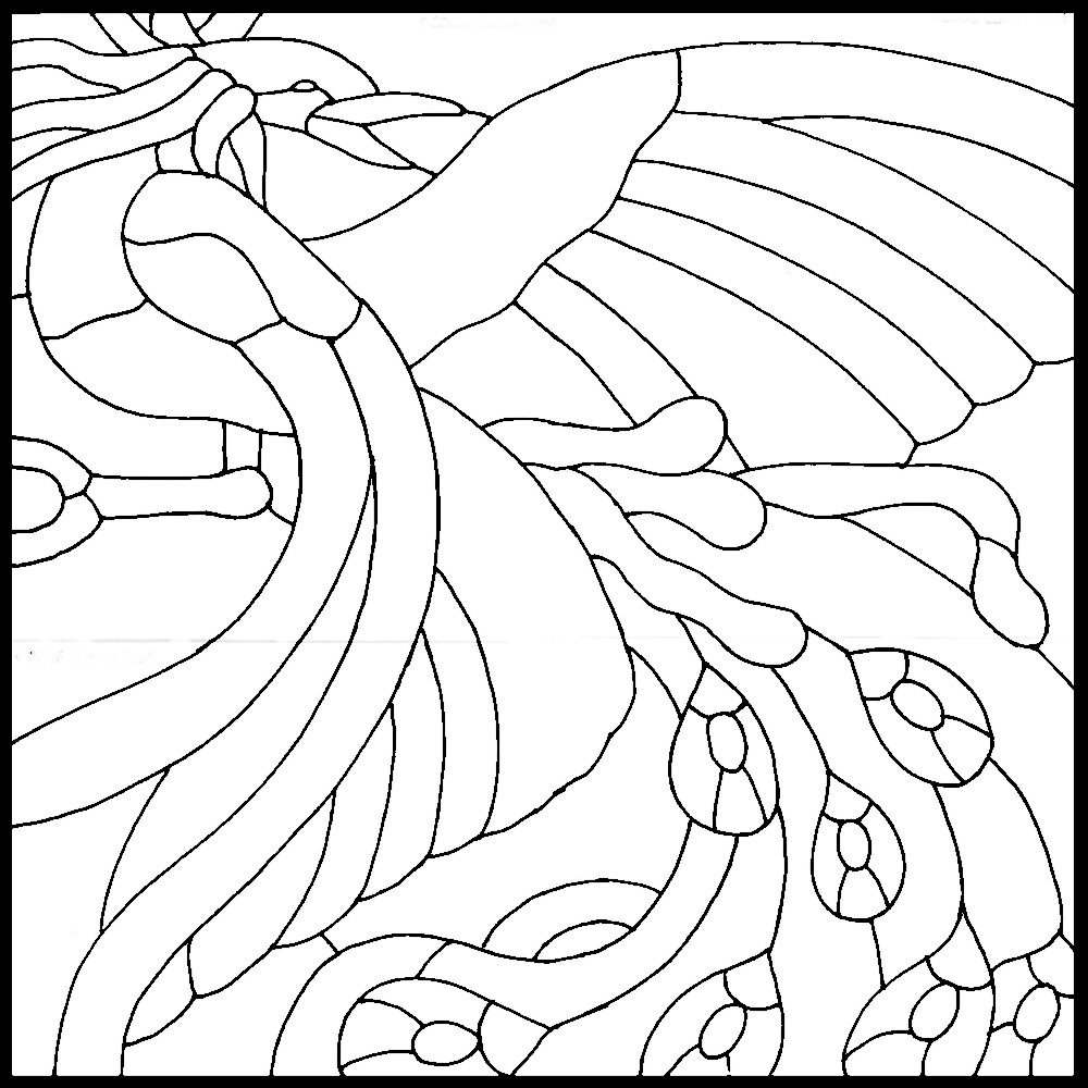 Simple Stained Glass Patterns Printable Click To Print Resize To 