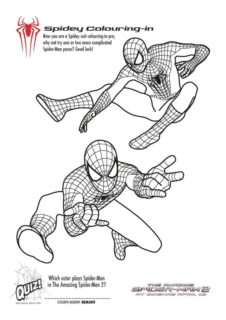 Spiderman Coloring Pages Free Printable Coloring Pages For Kids 
