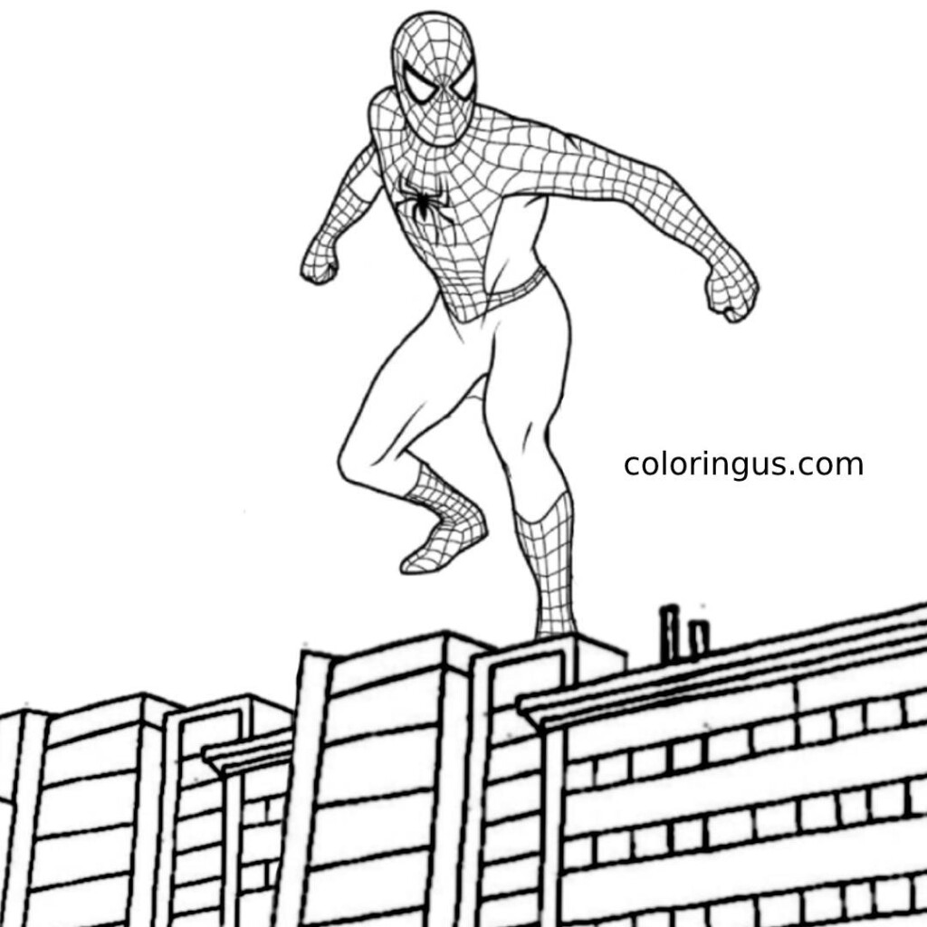 Spiderman Coloring Pages Free Printable PDF 