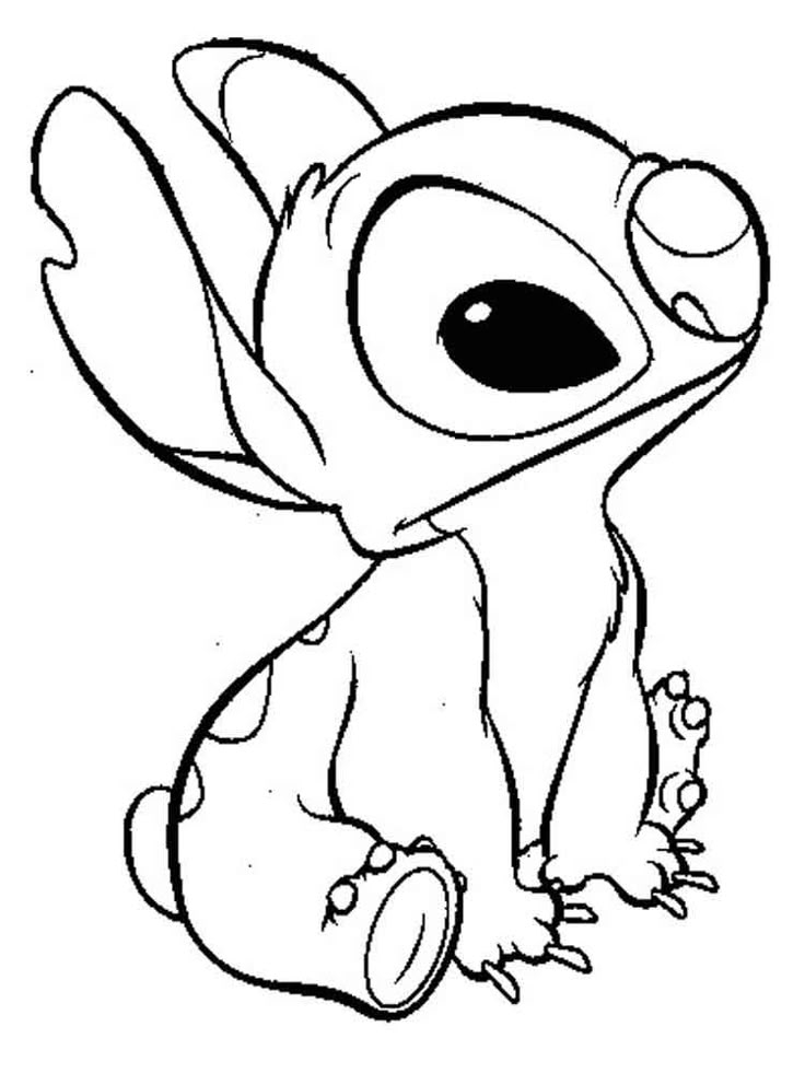 Stitch Coloring Pages Free Printable Stitch Coloring Pages Stitch 