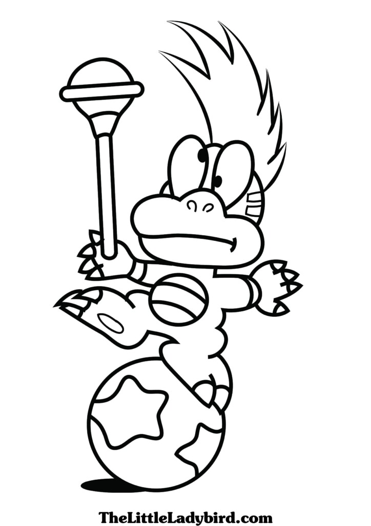 Super Mario Coloring Pages Free Printable Free Printable Templates
