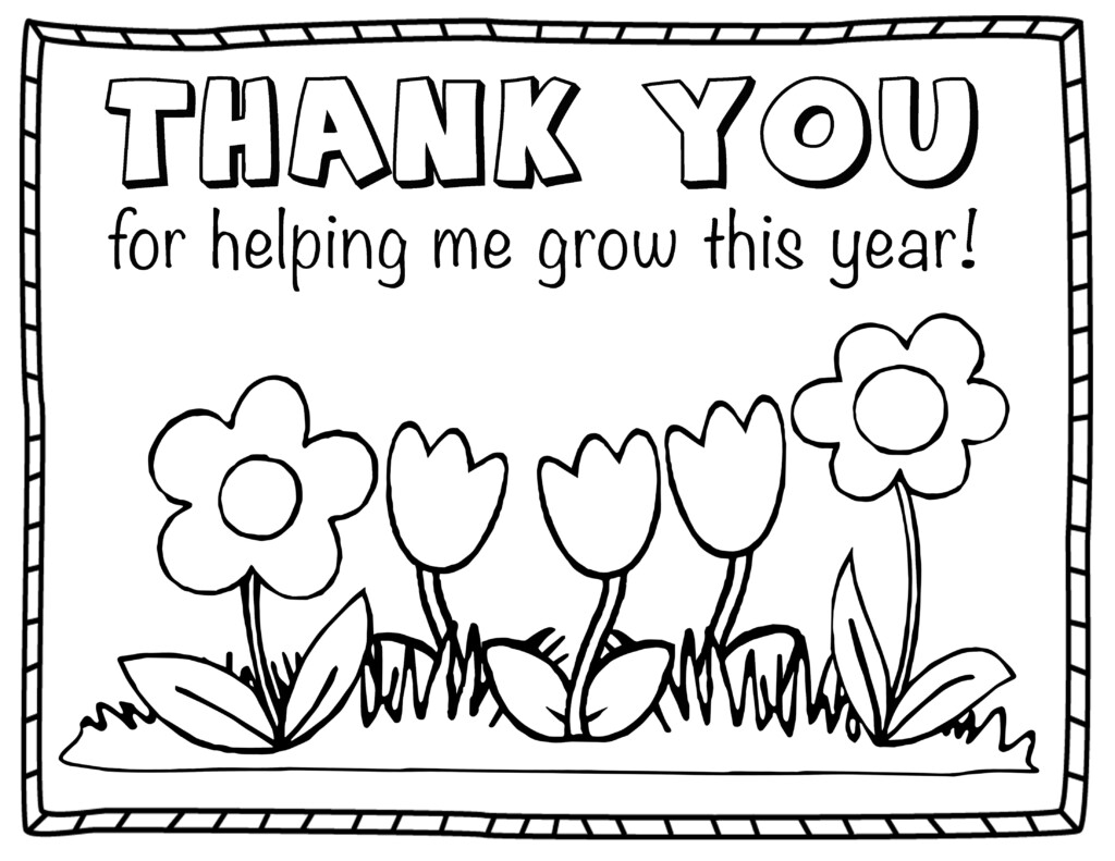 Teacher Appreciation Coloring Page Projects In Parenting Free 