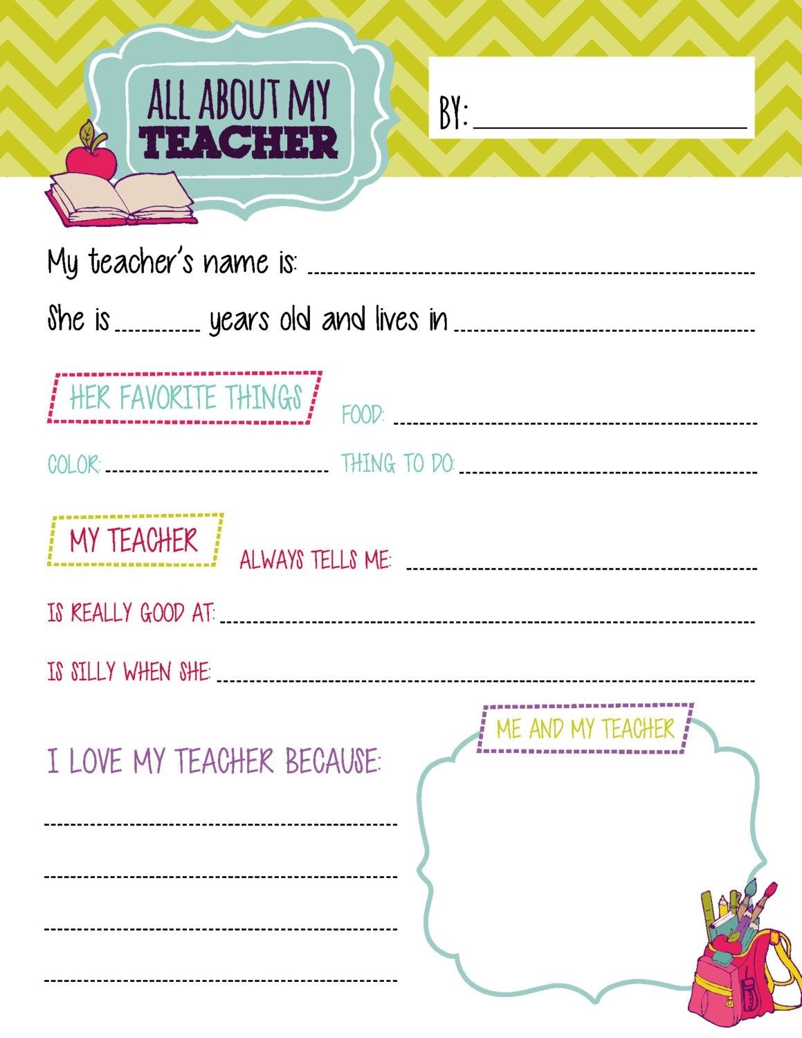 Thank You Teacher A Free Printable Stay At Home Mum All About My