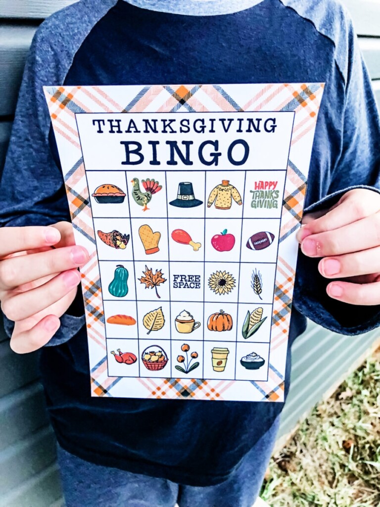 Thanksgiving Bingo Cards Free Printable Set