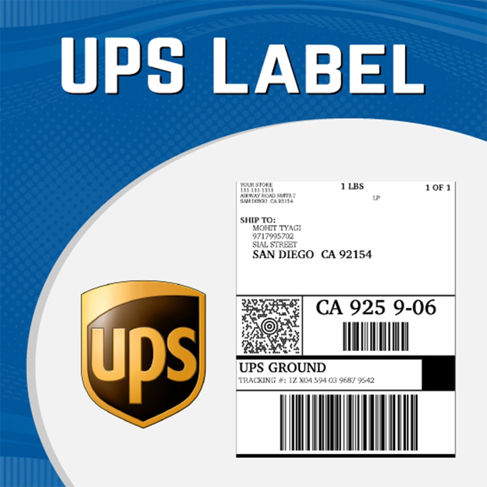 Ups Heavy Package Sticker Printable