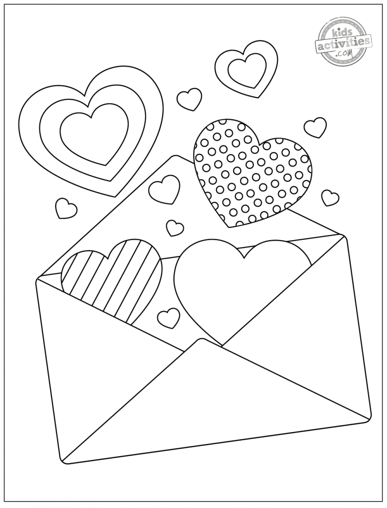 Valentine Heart Coloring Pages Printable