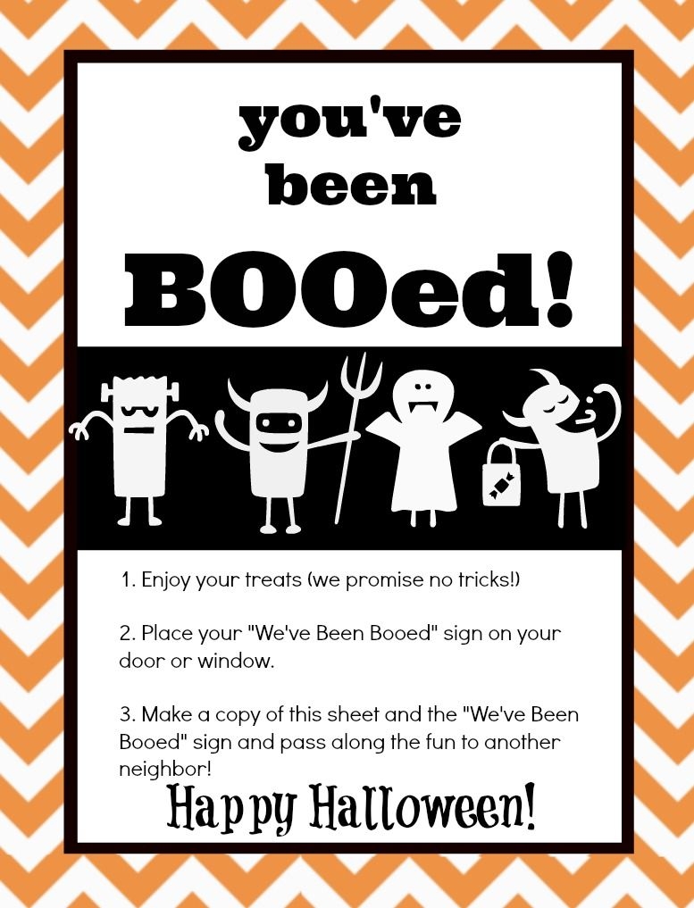 You 39 ve Been BOOed Neighbor Gift