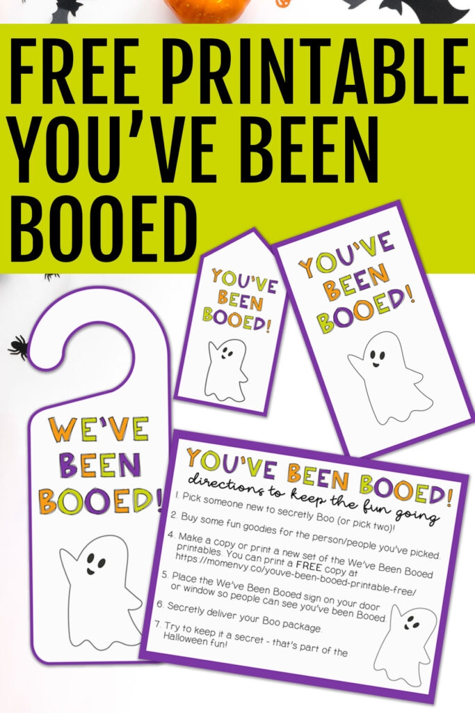 You 39 ve Been Booed Printable Free Printable Set