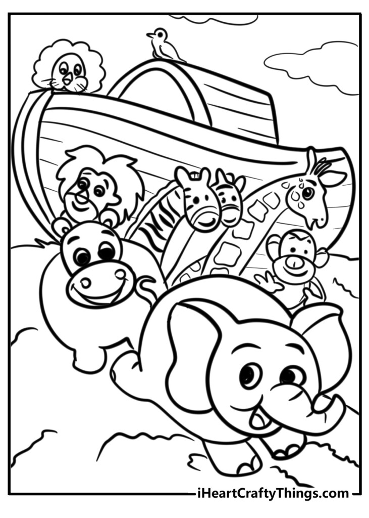25 Noah s Ark Coloring Pages 100 Free To Print 