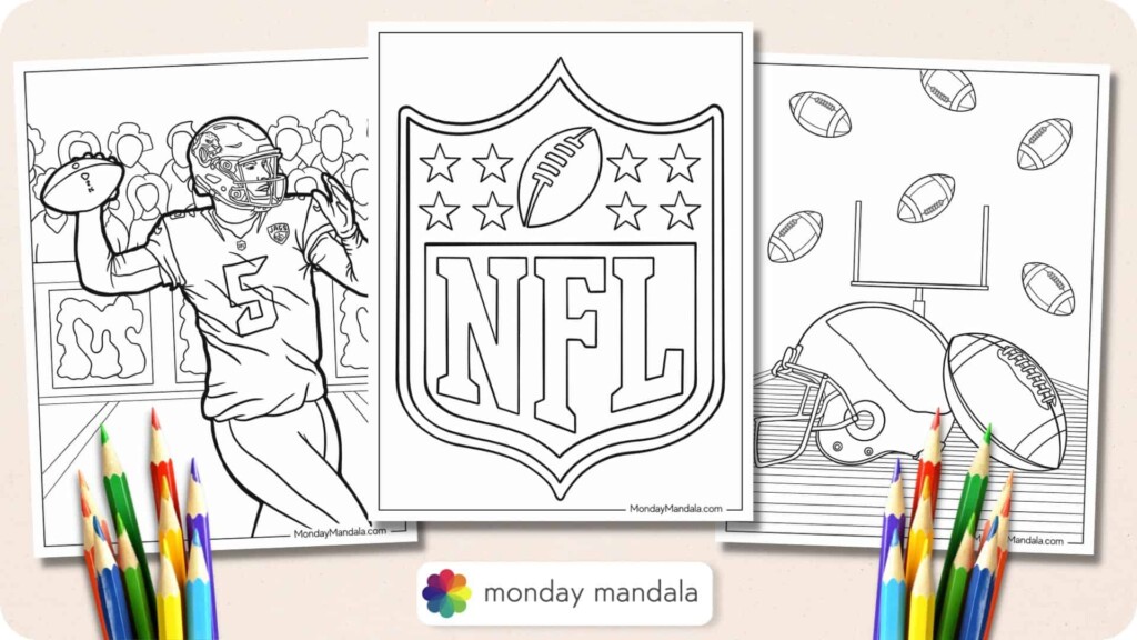 42 Football Coloring Pages Free PDF Printables 