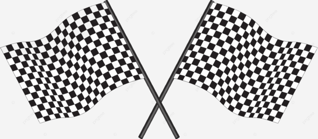 Black And White Checked Racing Flag Clip Art Illustration Start PNG And Vector With Transparent Background For Free Download