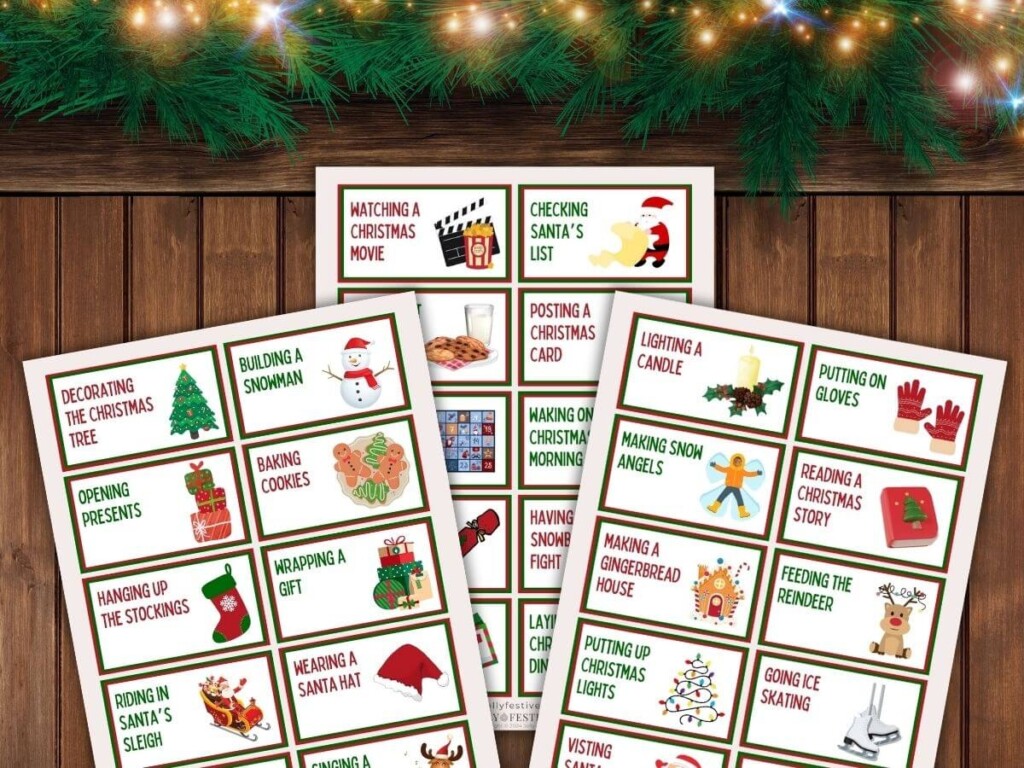 Bring On The Holiday Cheer Christmas Charades For Kids Jolly Festive