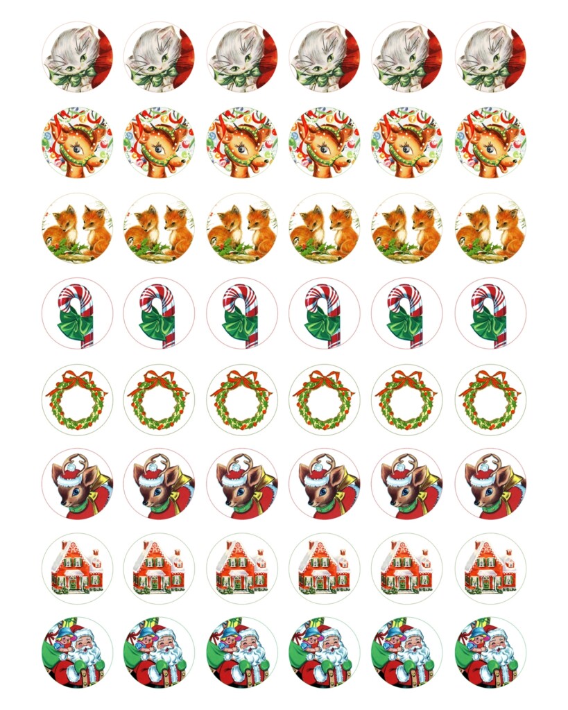 Christmas Candy Jar Labels The Graphics Fairy