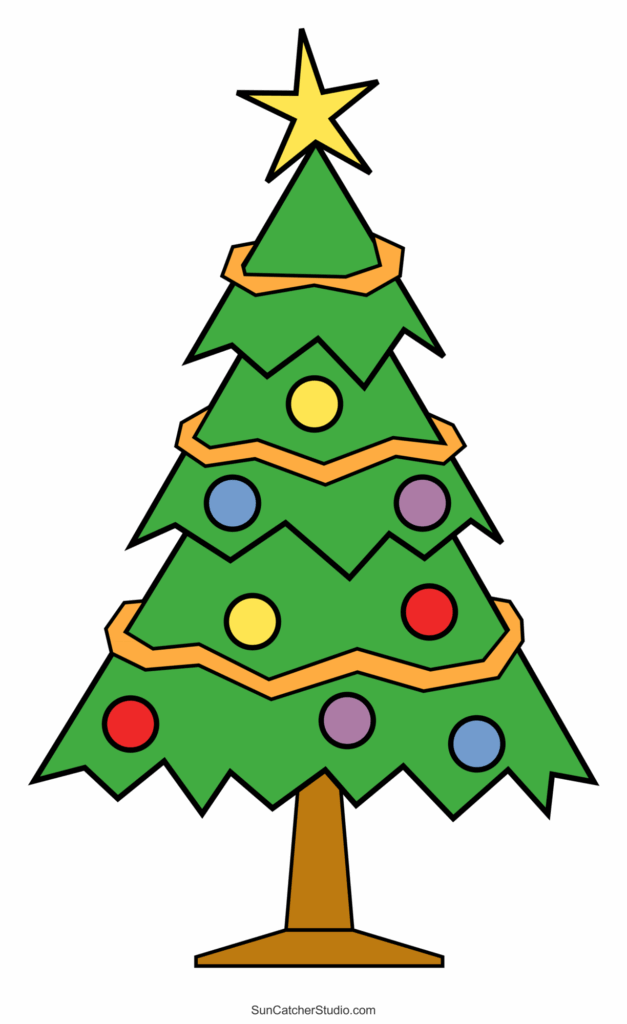 Christmas Tree Templates And Stencils Free Printable Patterns Free Printables Monograms Design Tools Patterns DIY Projects