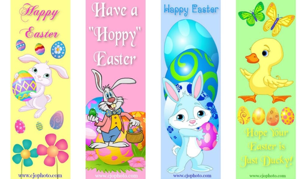 CJO Photo Printable Bookmarks Easter