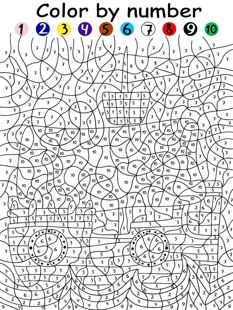Color By Numbers Activity Pages For Kids Free Fun Coloring Pages That Are By The Number Printables 30Seconds Mom