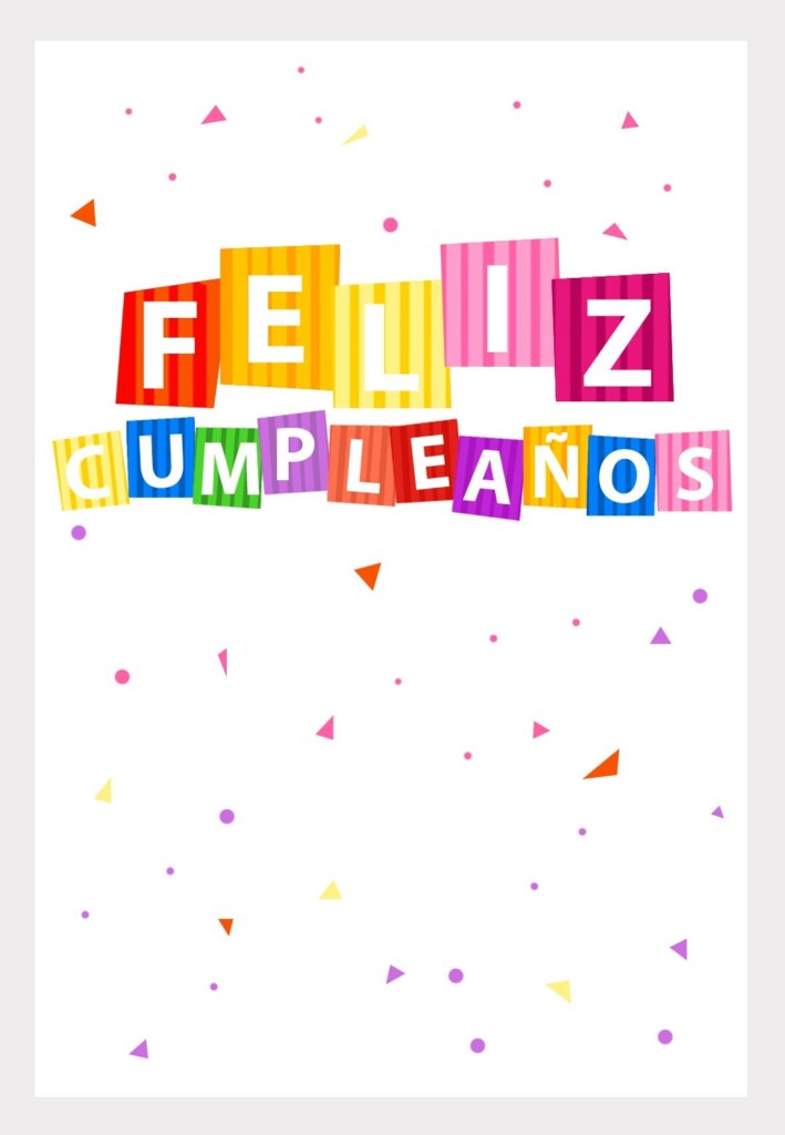 Confetti De Cumplea os Greeting Card Free Greetings Island