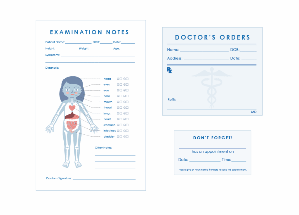 Doctor s Office Play With CMYK Free Printables