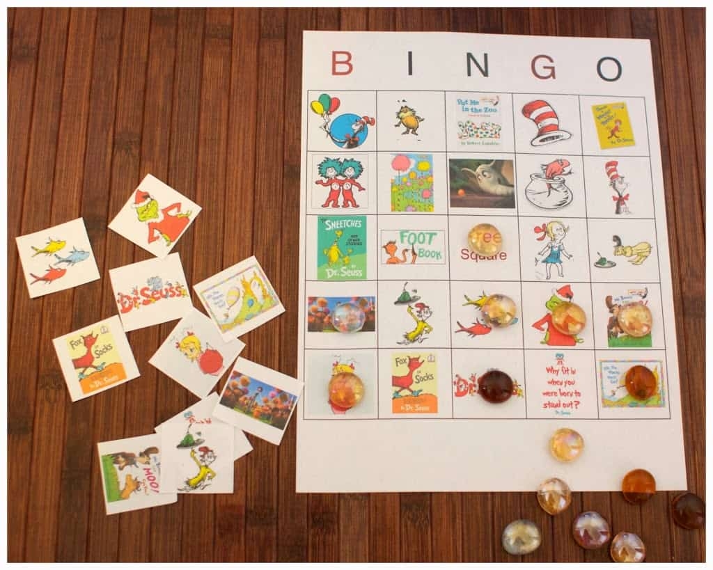 Dr Seuss Bingo Game Free Printable